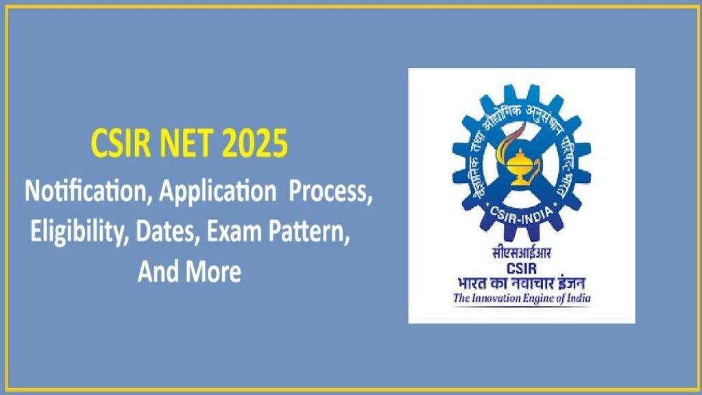 CSIR UGC NET December 2025 Registration