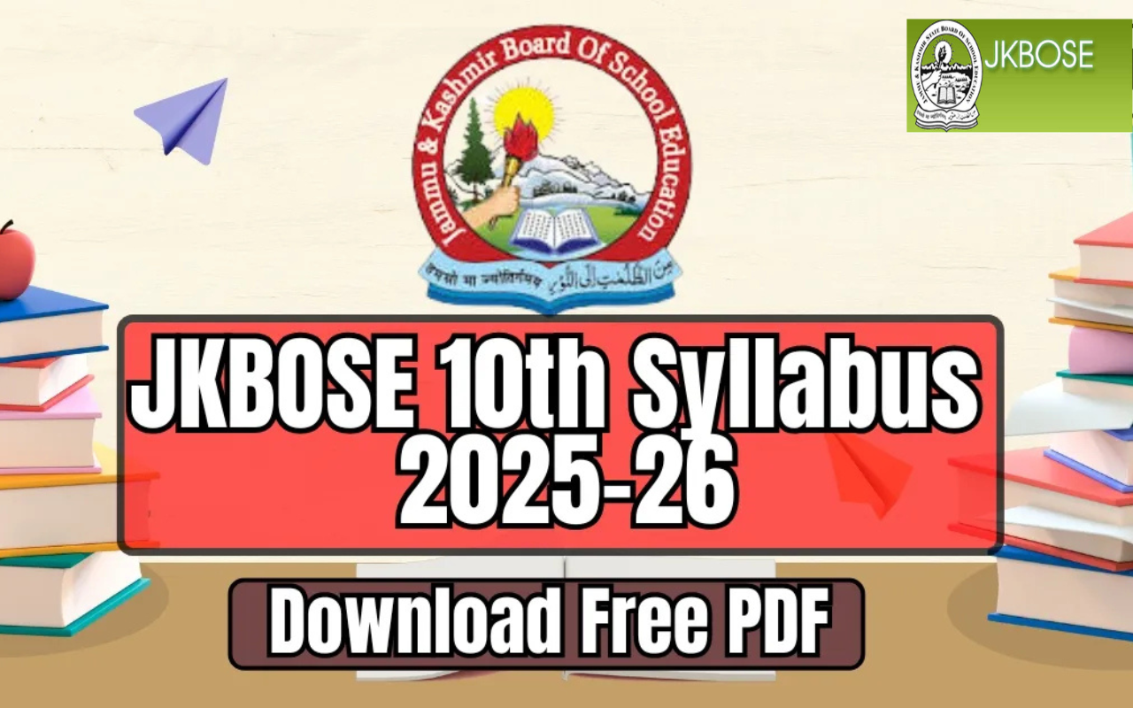 JKBOSE 10th Syllabus 2025